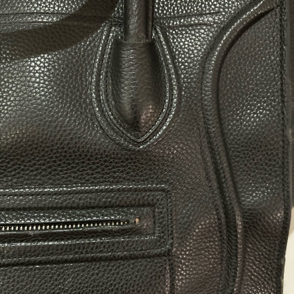 Large CÉLINE pebble leather phantom Bag - Picture 12 of 16